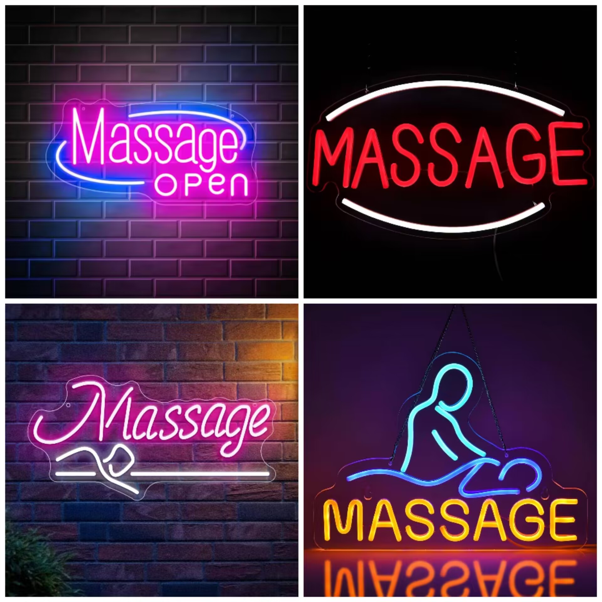 Spa Wellness Salon - Masaj Spa Açık LED Neon Tabela
