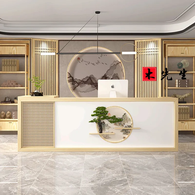 Masif Ahşap Resepsiyon Bankosu - Spa Wellness Hotel incelemesi ve fiyatı